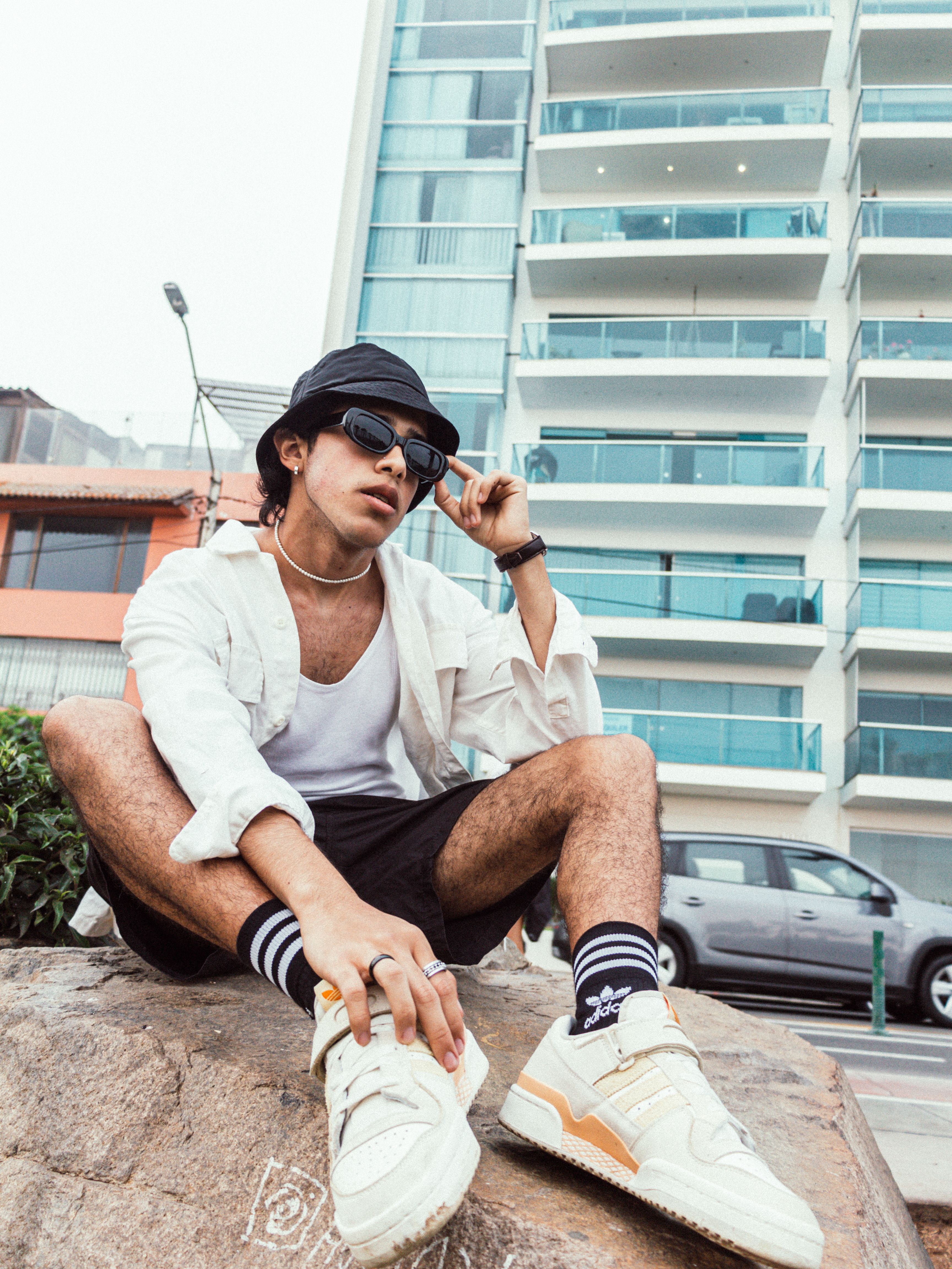 Trendy Young Man Posing Urban Cityscape · Free Stock Photo