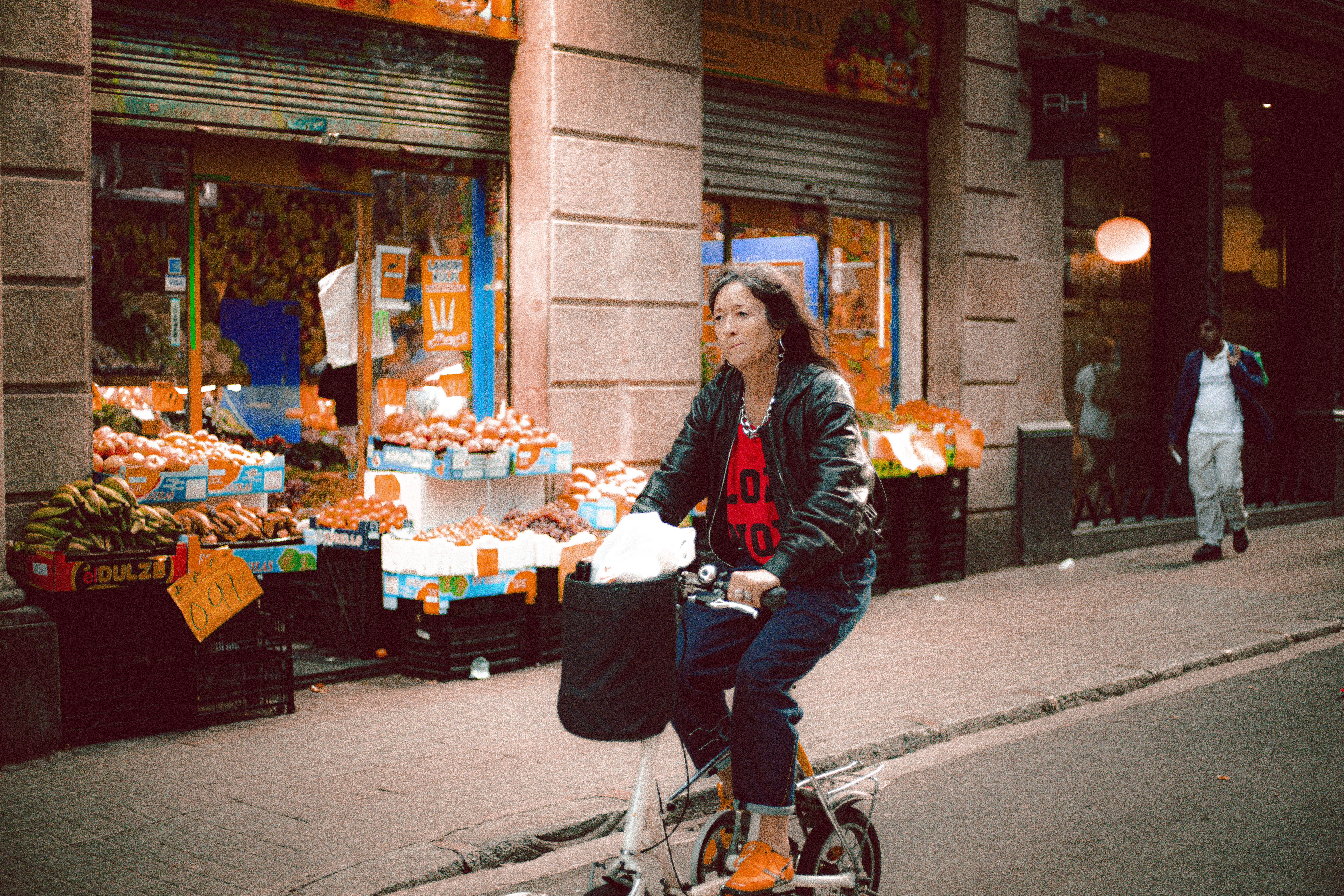 Image of a cyclist in a dynamic pose