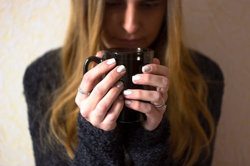 Woman Holding Mug Photography