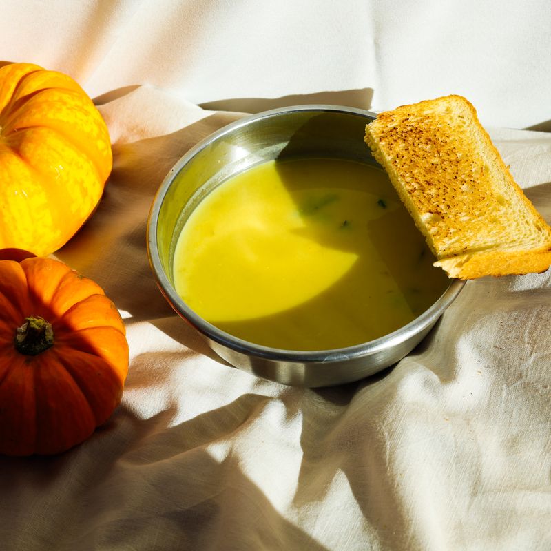 Vegan Pumpkin and Sage Noodle Soup