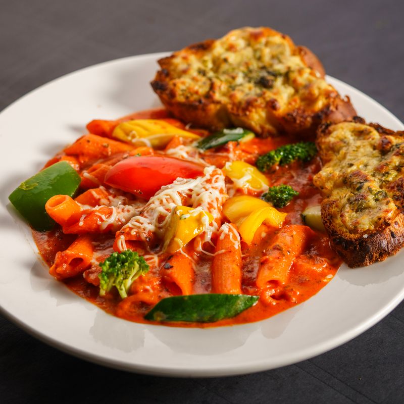 Baked Penne with Beans and Budget Vegetables