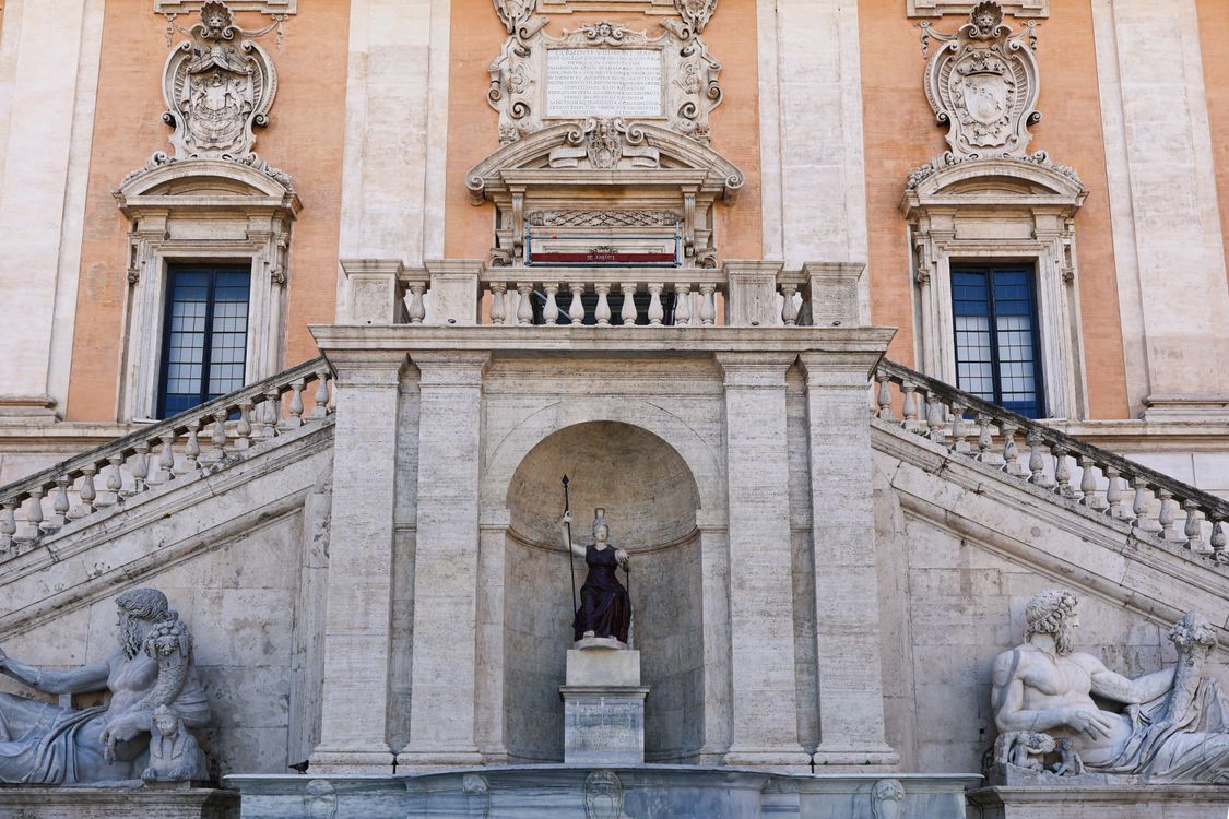 Capital Building In Rome Exquisite Roman Architecture at Capitoline Hill · Free Stock Photo