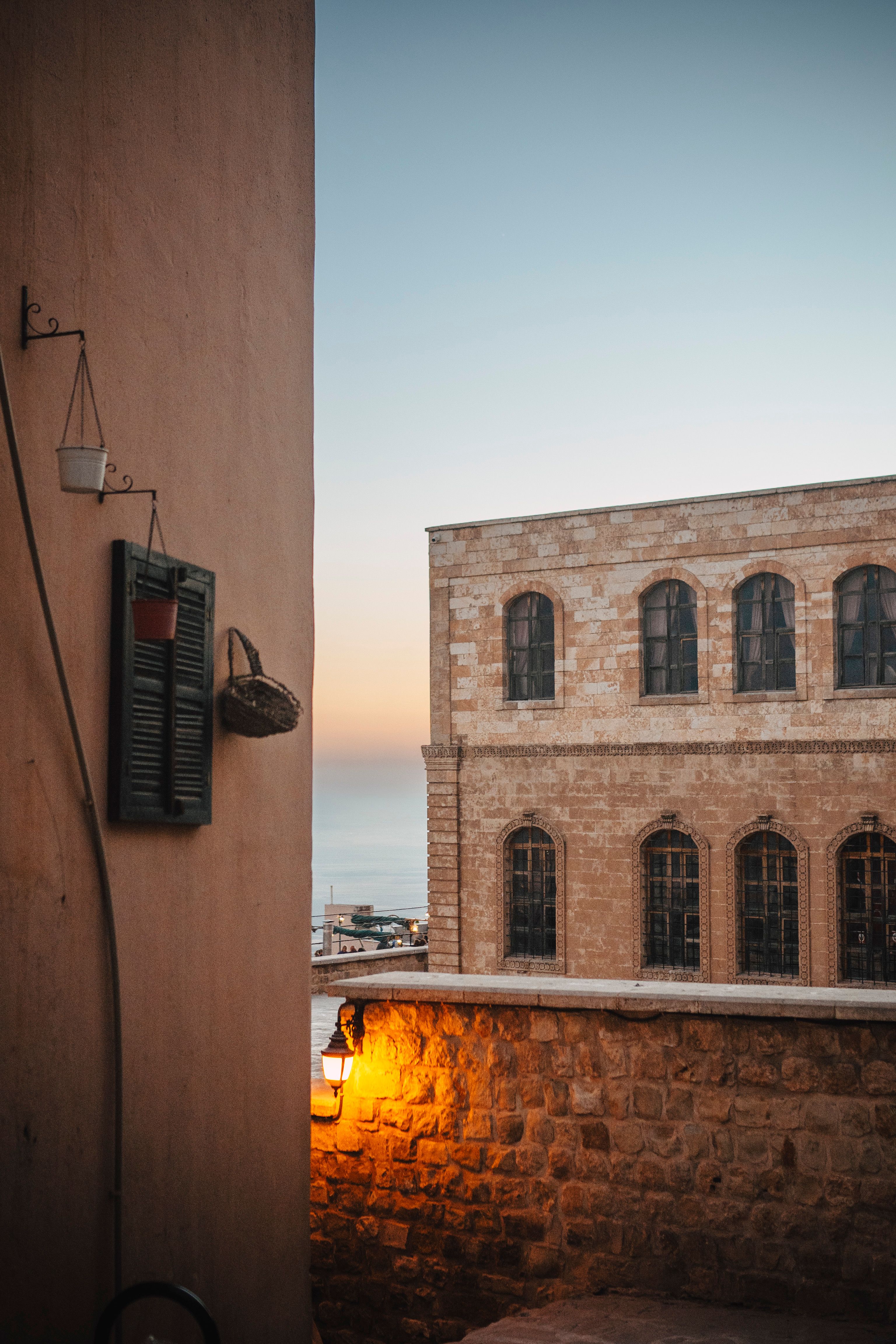 Historic Architecture at Sunset in Mediterranean Setting · Free Stock Photo