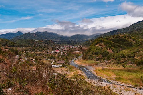 Free Aerial Photography of River Stock Photo