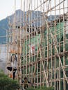 Bamboo Scaffolding in Urban Hong Kong