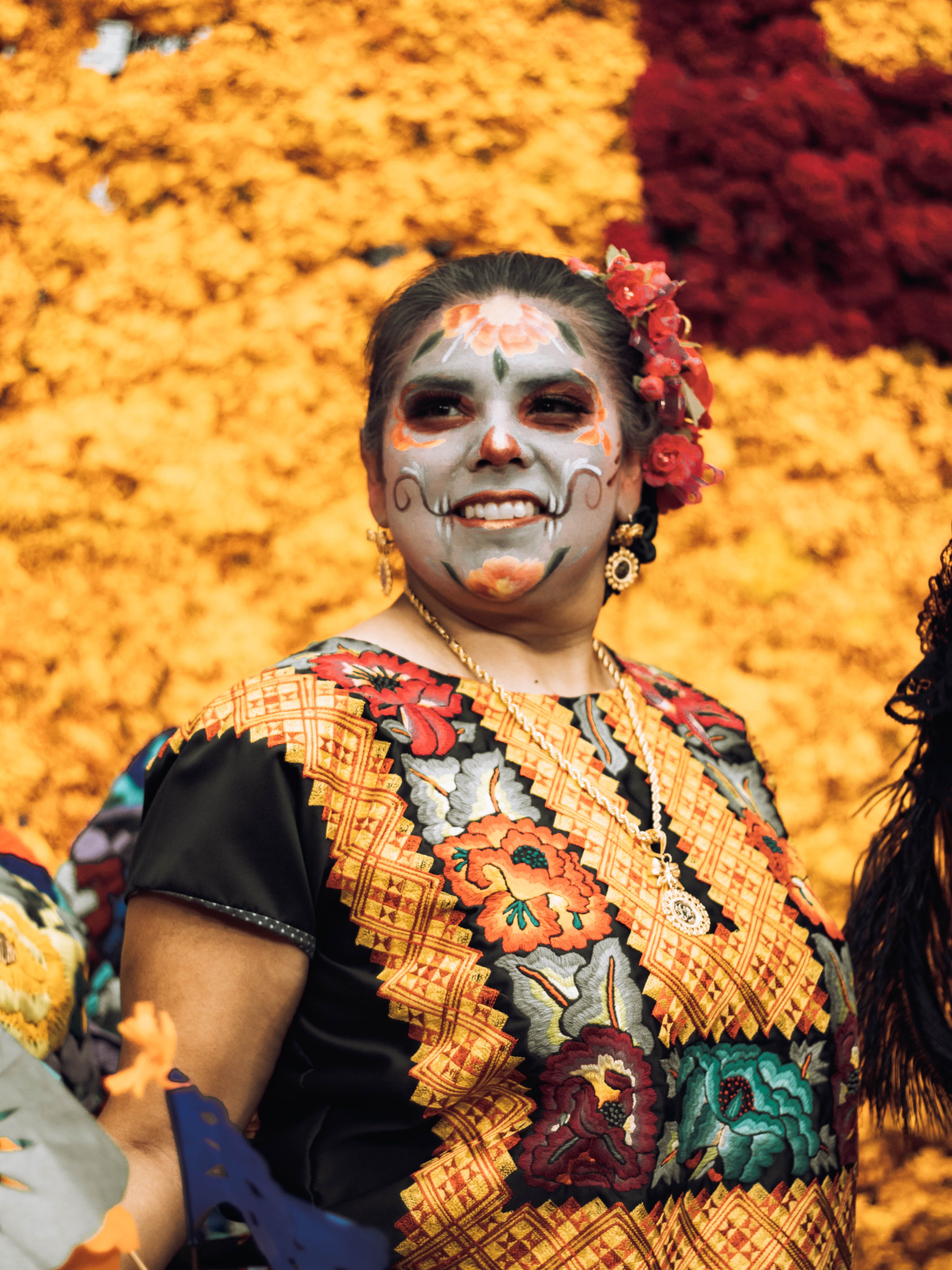 Vibrant Day of the Dead Celebration in Mexico City · Free Stock Photo