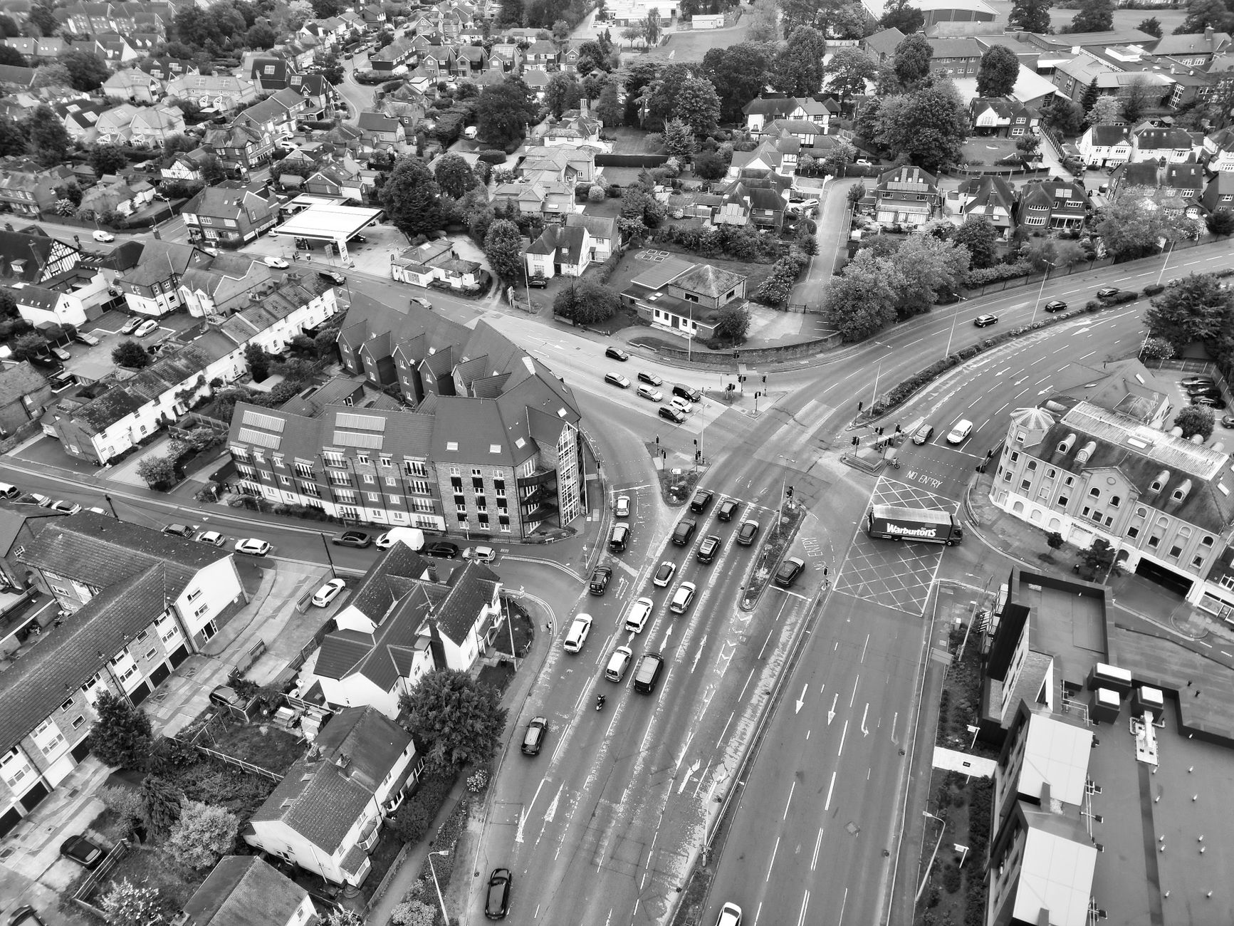 İngiltere'nin Essex bölgesinde bir kasaba merkezi