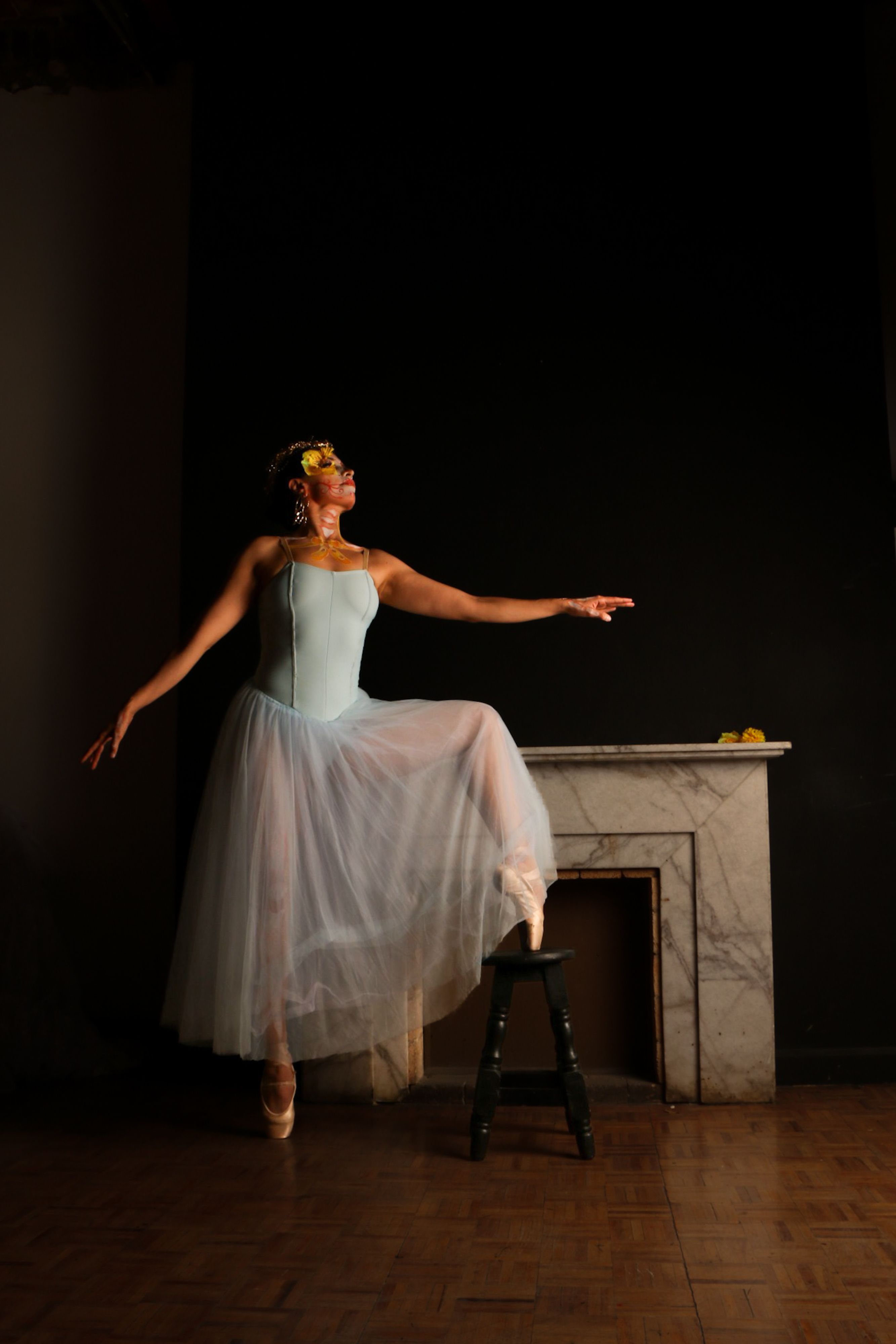 Elegant Ballerina Posing in Vintage Setting · Free Stock Photo