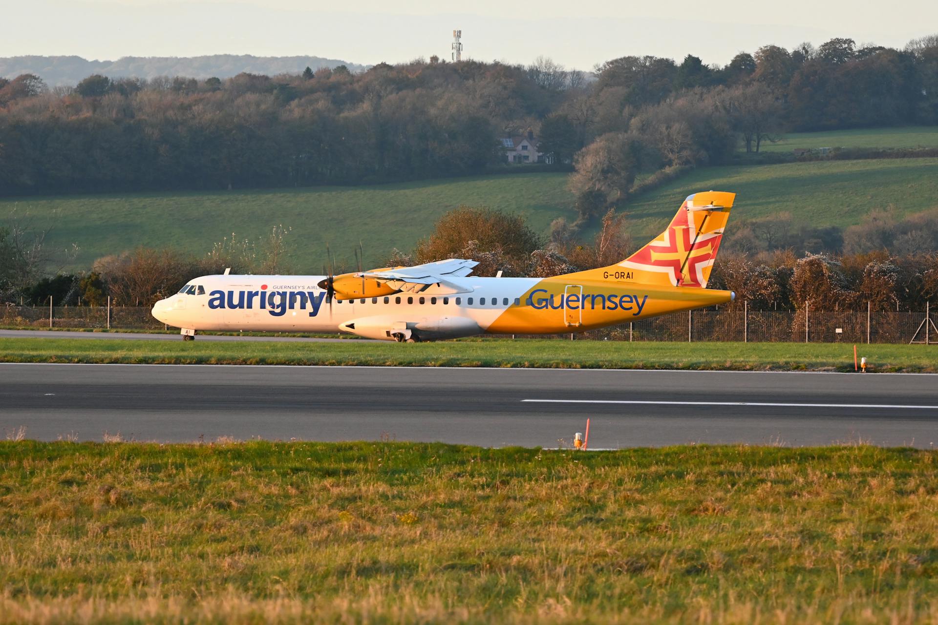 Free stock photo of aeroplane, aurigny air services, guernsey