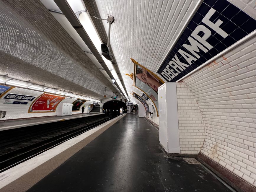 Interior of a modern RER B train in Paris