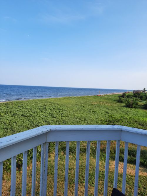 Free Bed and Breakfast Ocean View Stock Photo