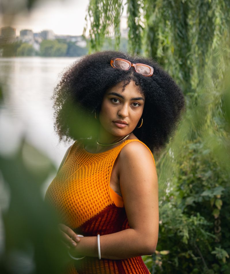 Portrait of Woman by River in Summer · Free Stock Photo