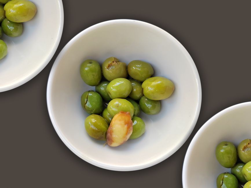 Aceitunas Gordal aliñadas (500 g)