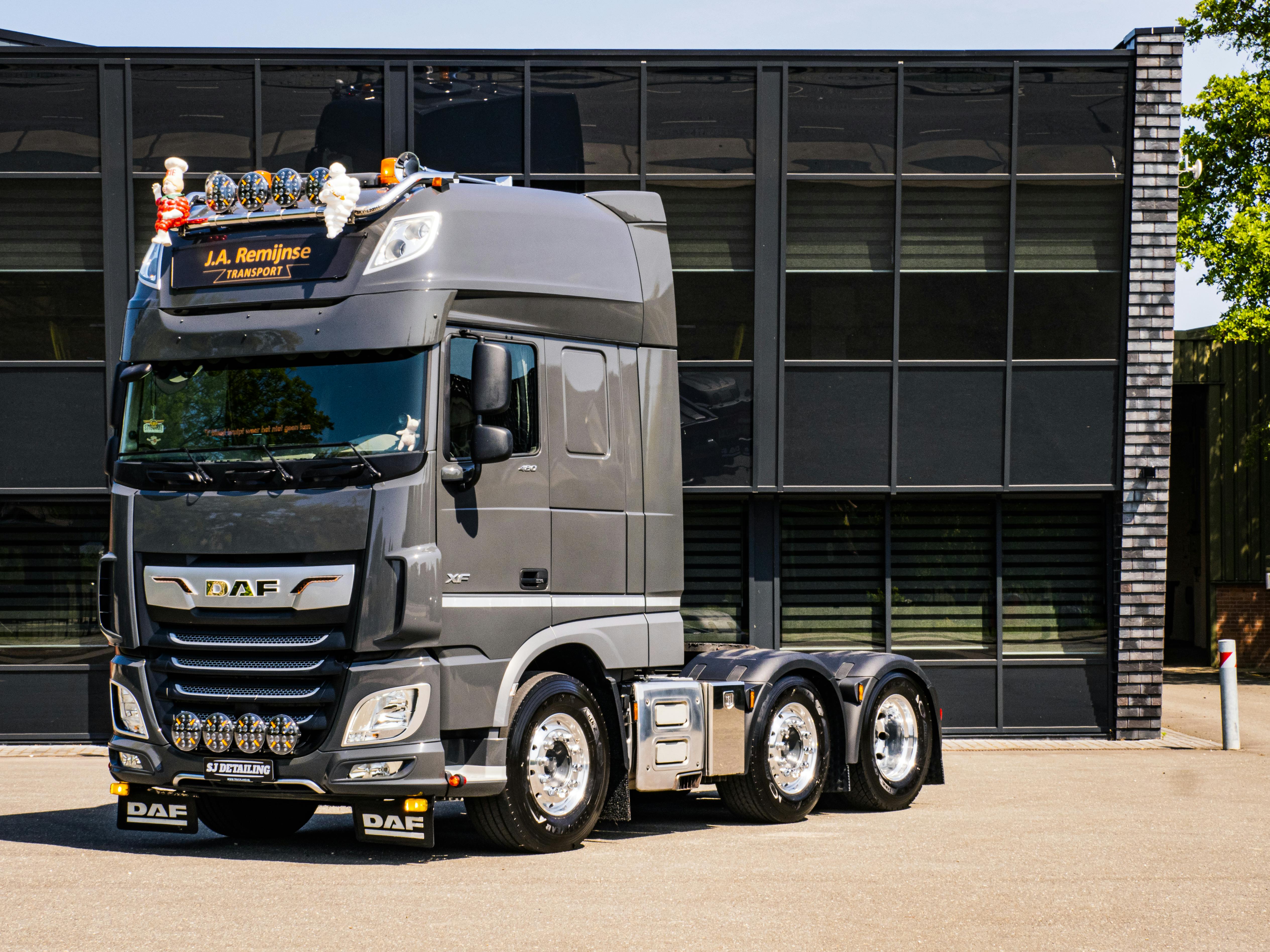 modern daf xf truck in andijk netherlands