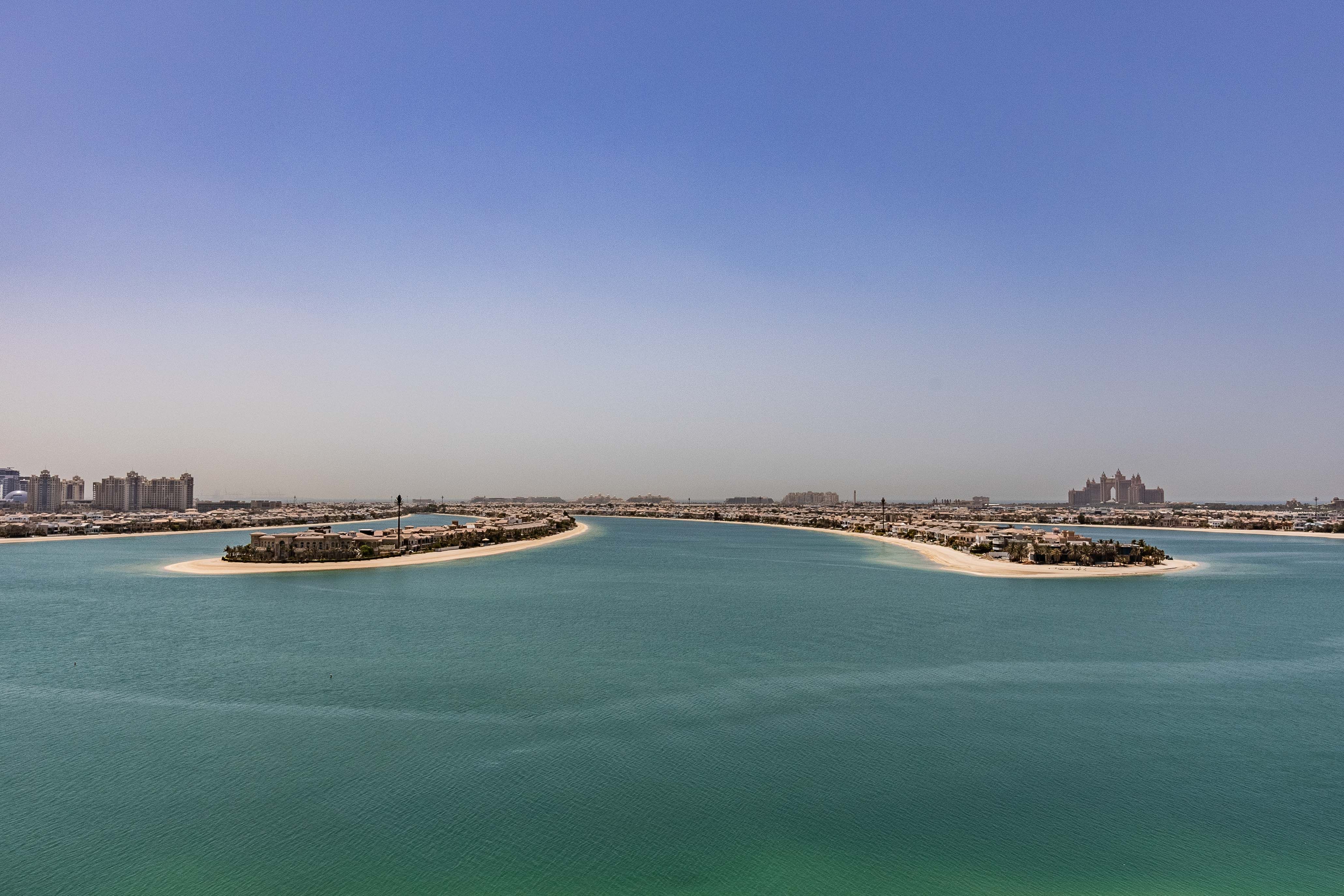 Aerial View Of Palm Jumeirah Free Stock Photo