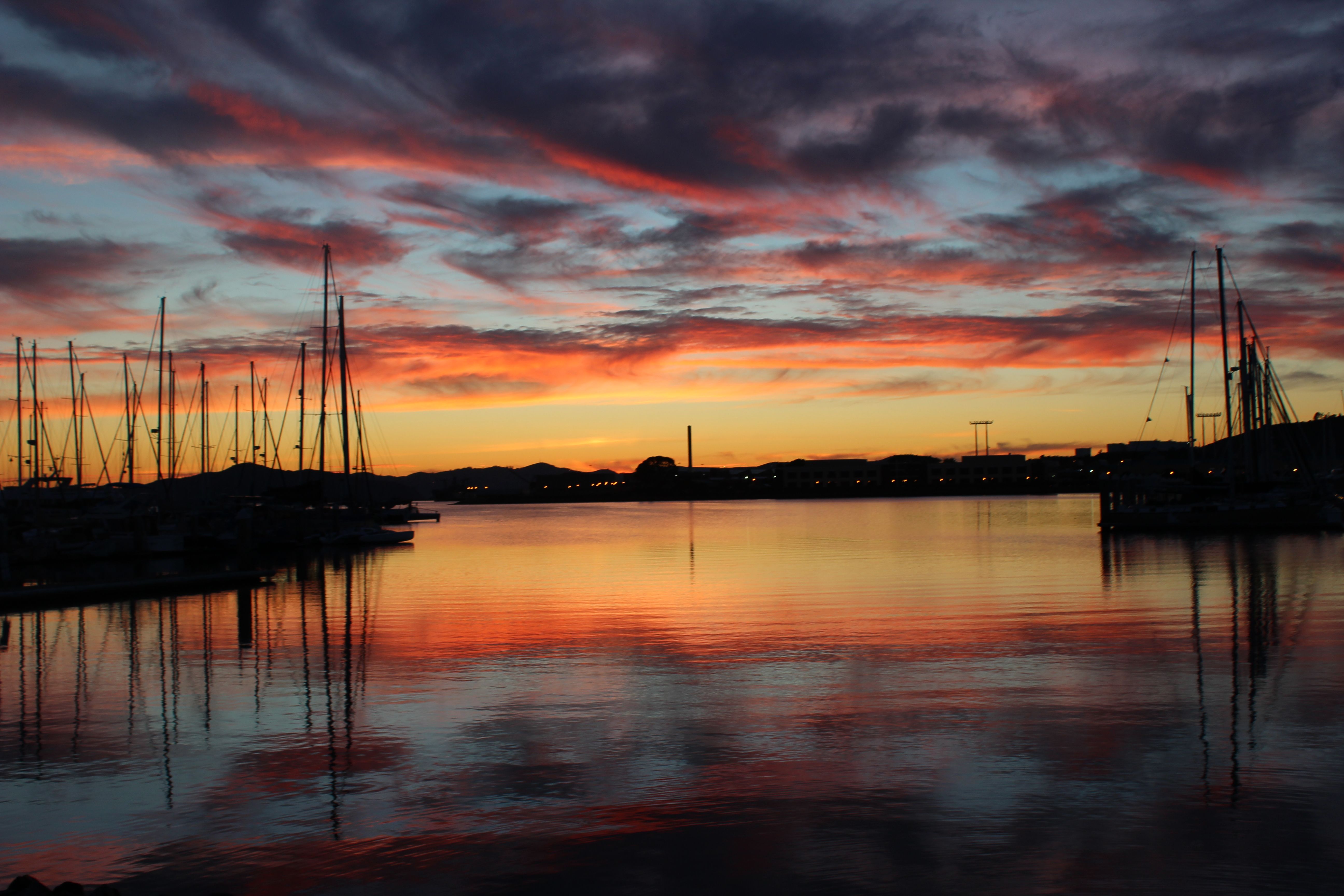 Marina at sunset