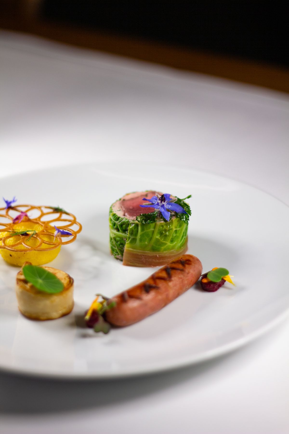 Plato de autor del chef