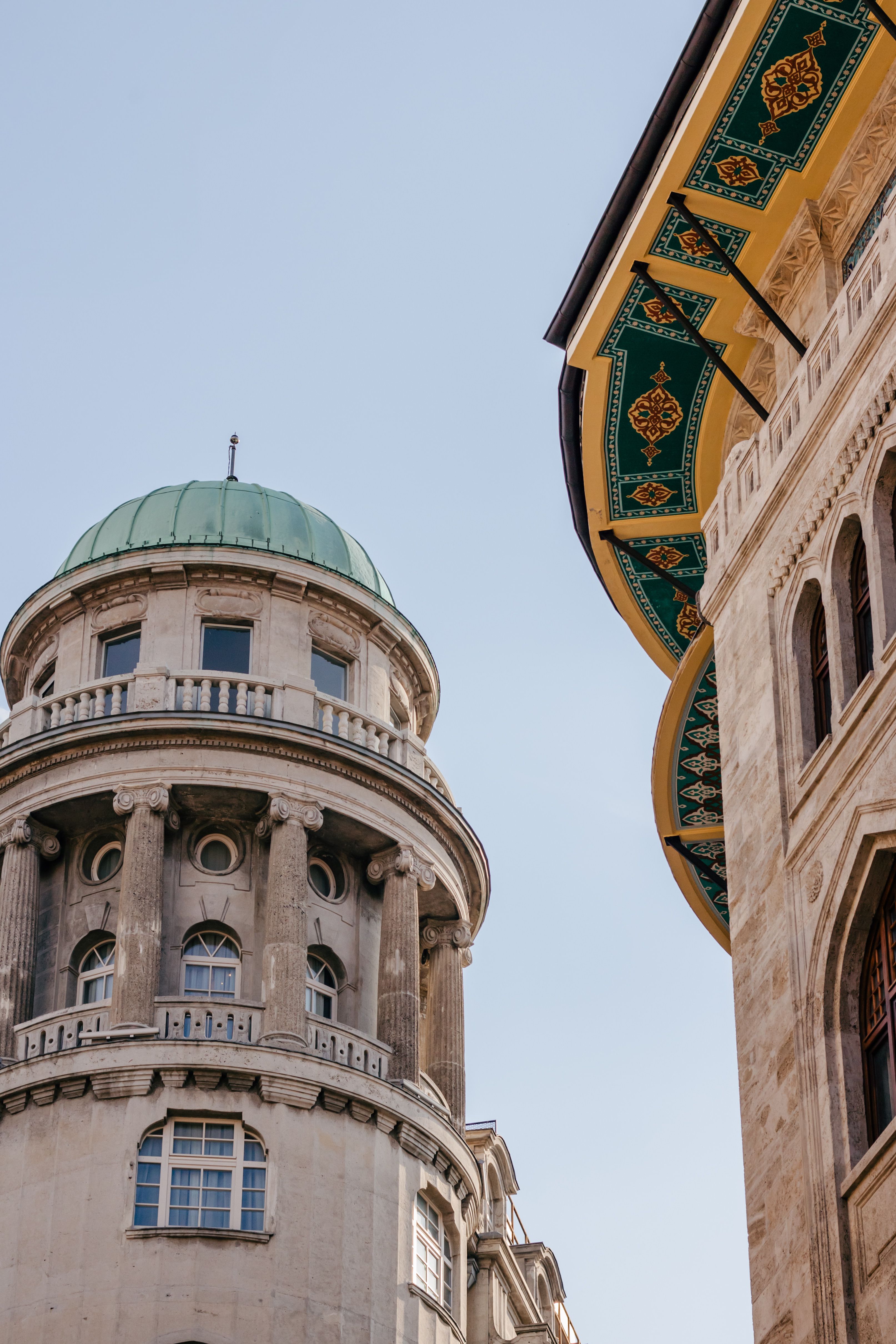 Historic European Architecture with Ornate Designs · Free Stock Photo