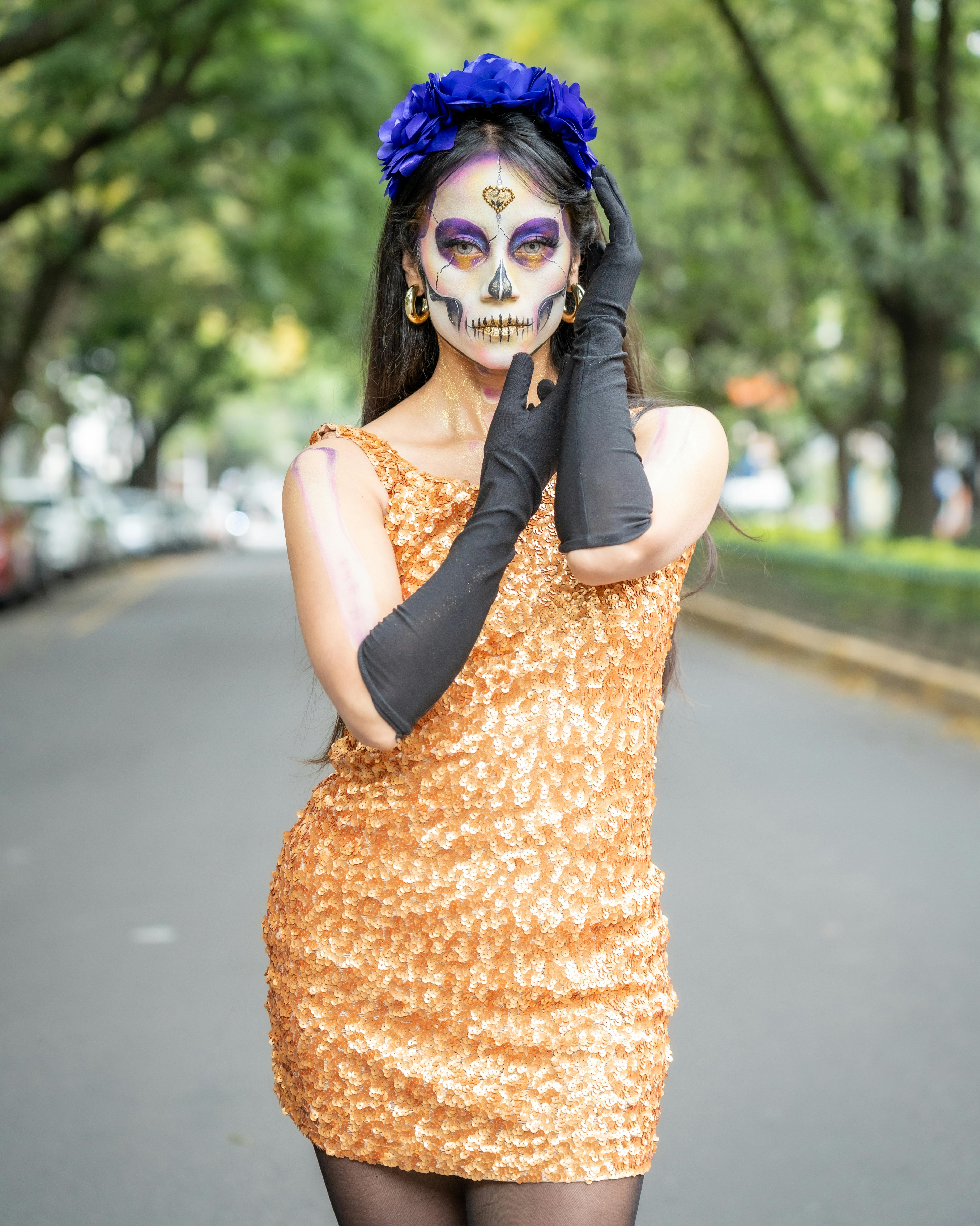 day of the dead catrina in mexico city