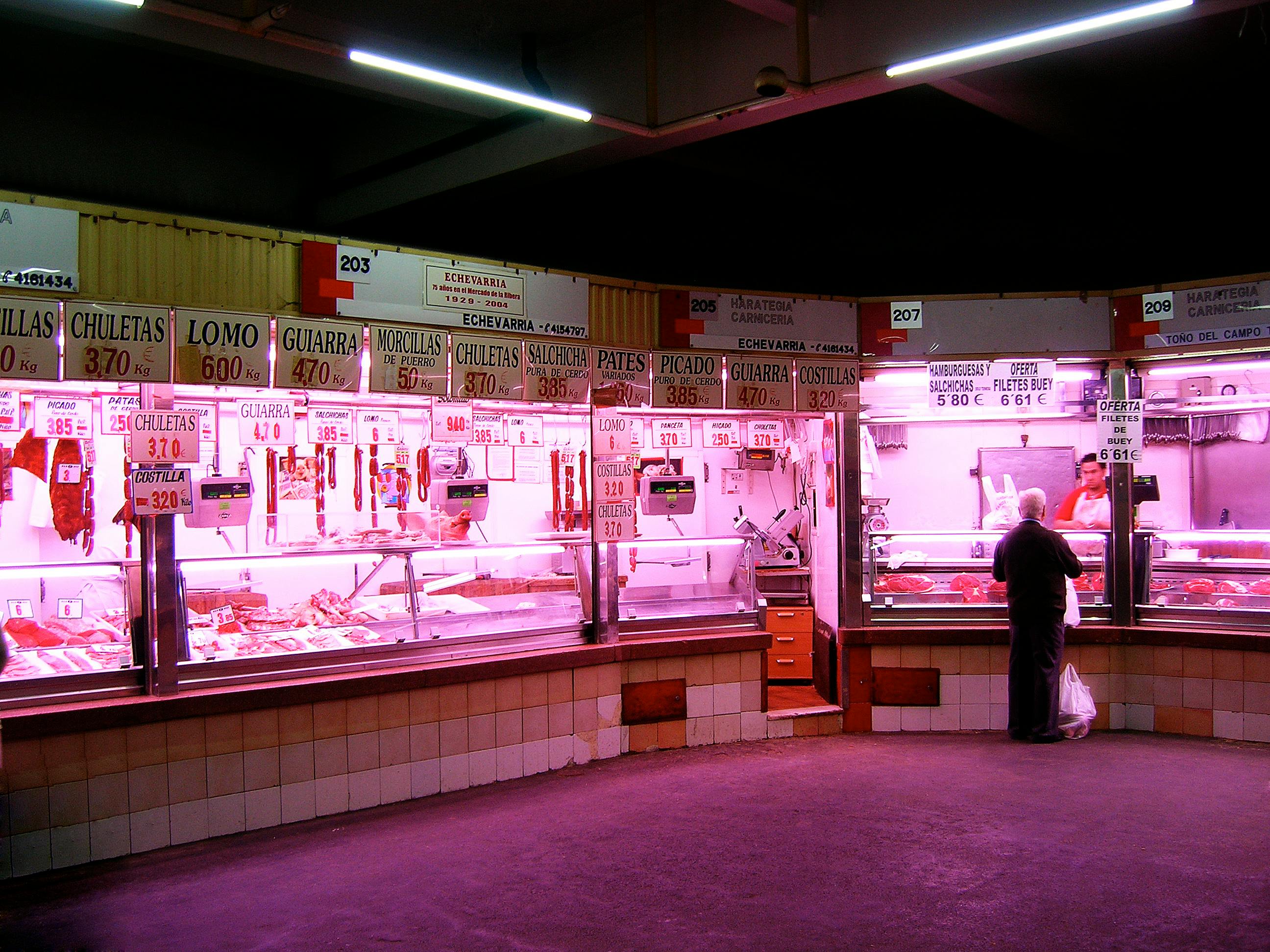 Free stock photo of market, meat, meat eater