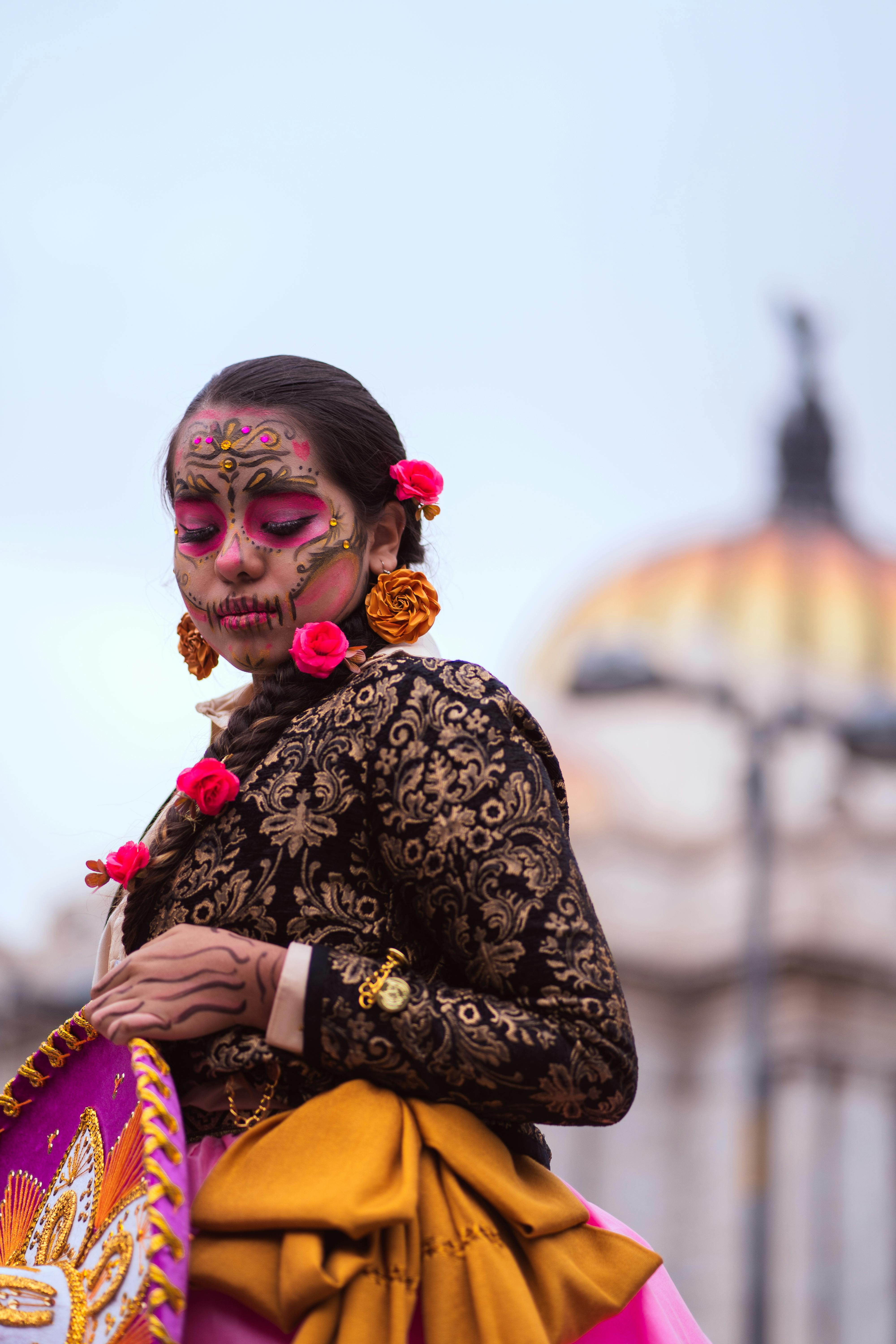 mexican day of the dead celebration in mexico city
