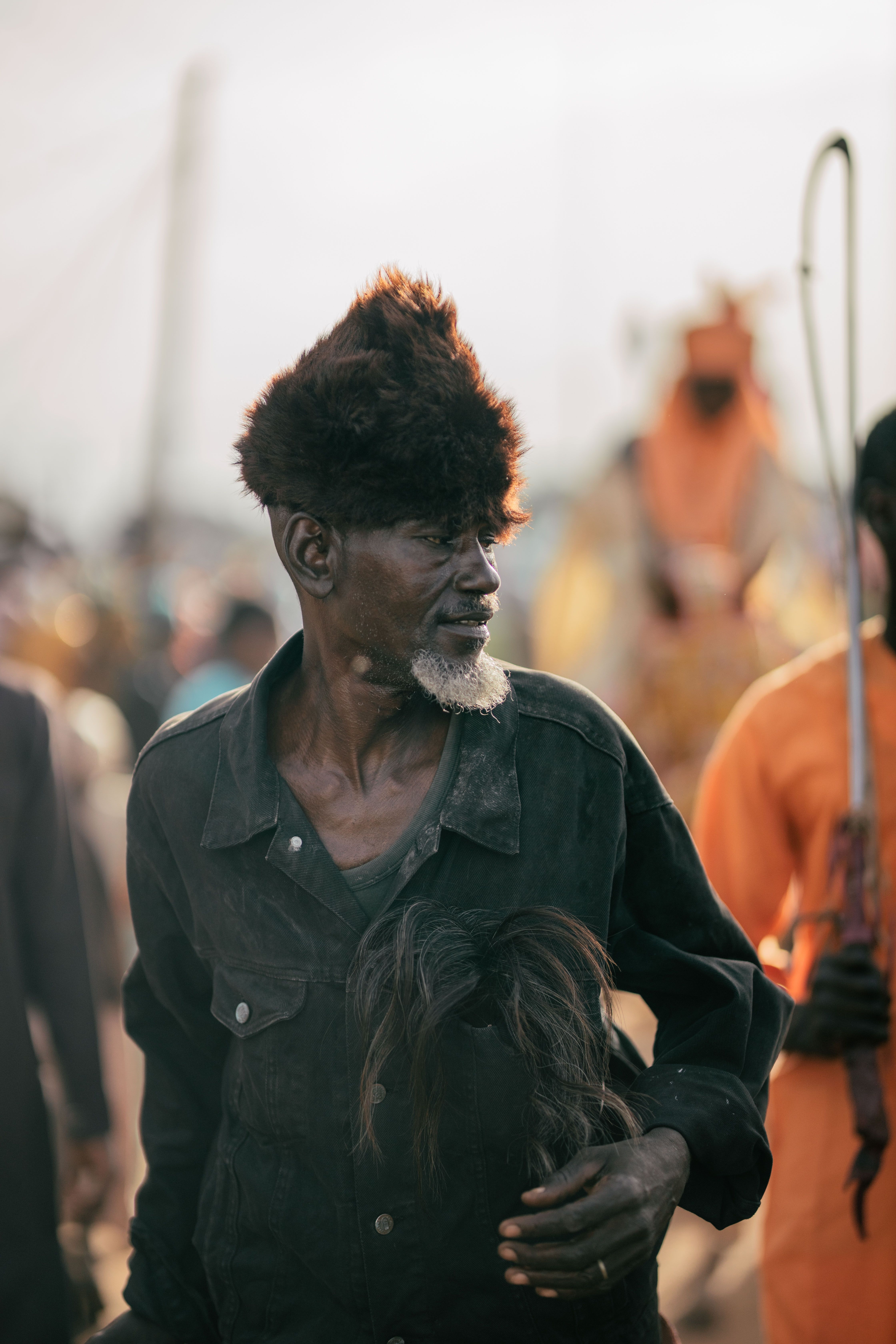 Traditional African Festival with Elderly Man · Free Stock Photo