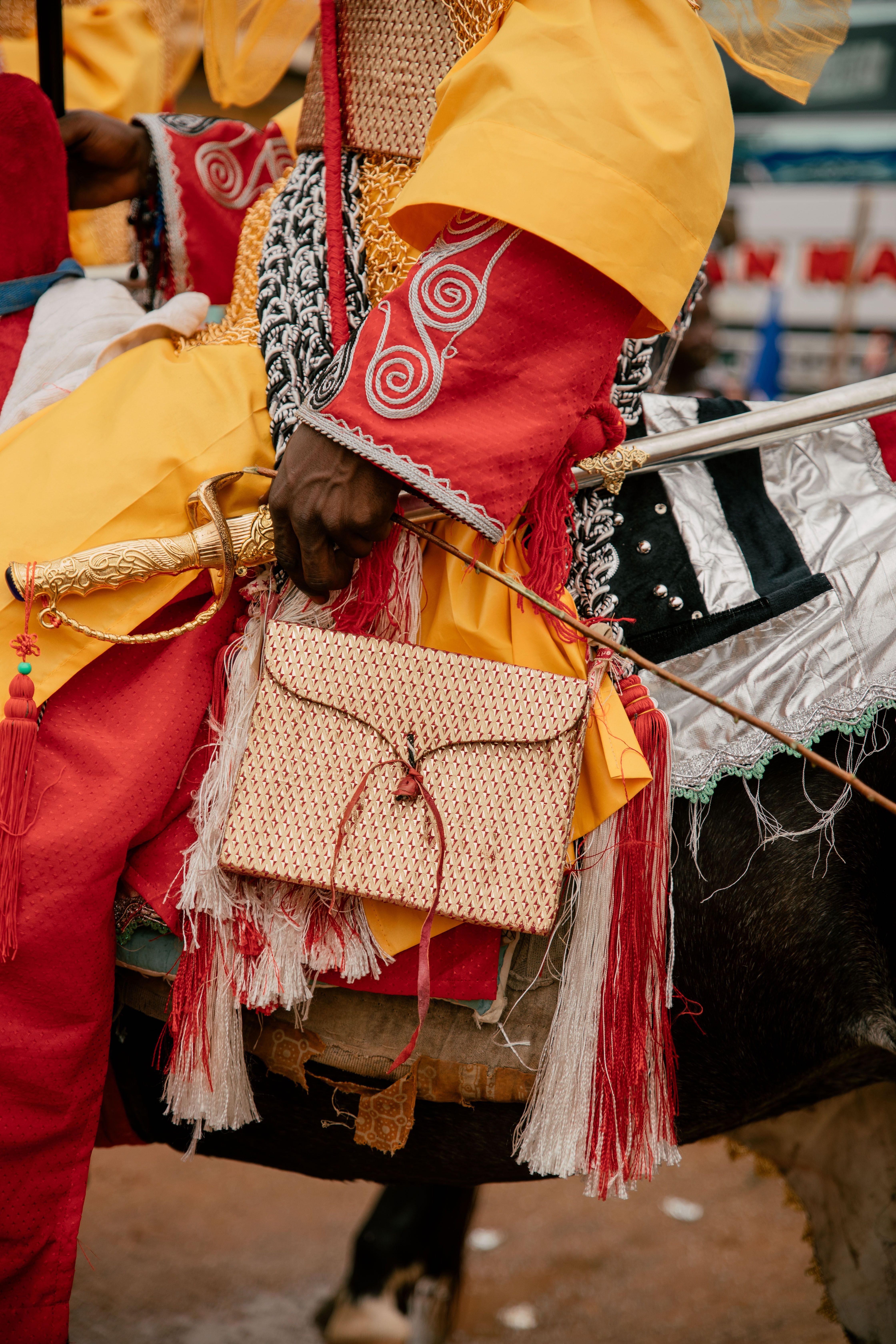 Colorful Traditional Horseback Rider Attire · Free Stock Photo