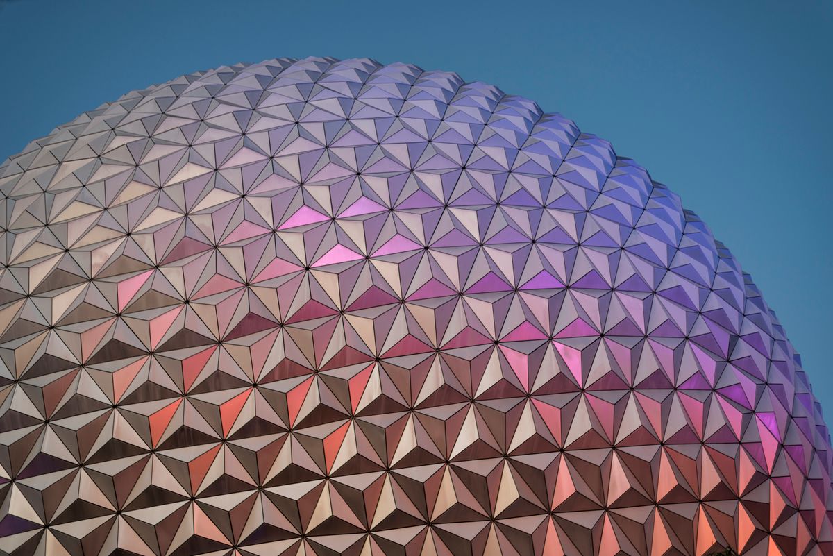 Epcot Geodesic Dome Structure at Disney · Free Stock Photo