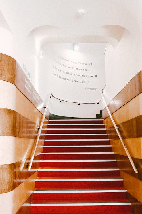 Free Red Stairs Stock Photo