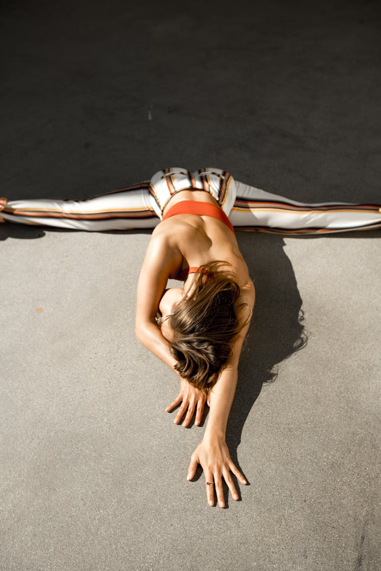 Woman Doing Splits