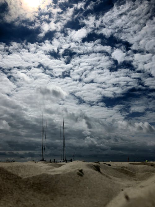 Free stock photo of beach, cloud
