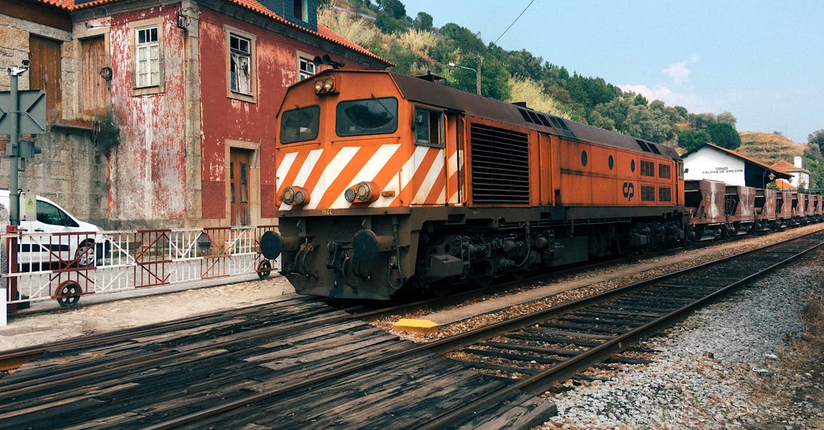 Rustic Train Passing Through Resende, Portugal · Free Stock Photo