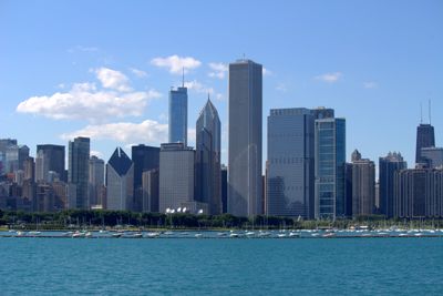 Illinois skyline near Bartlett