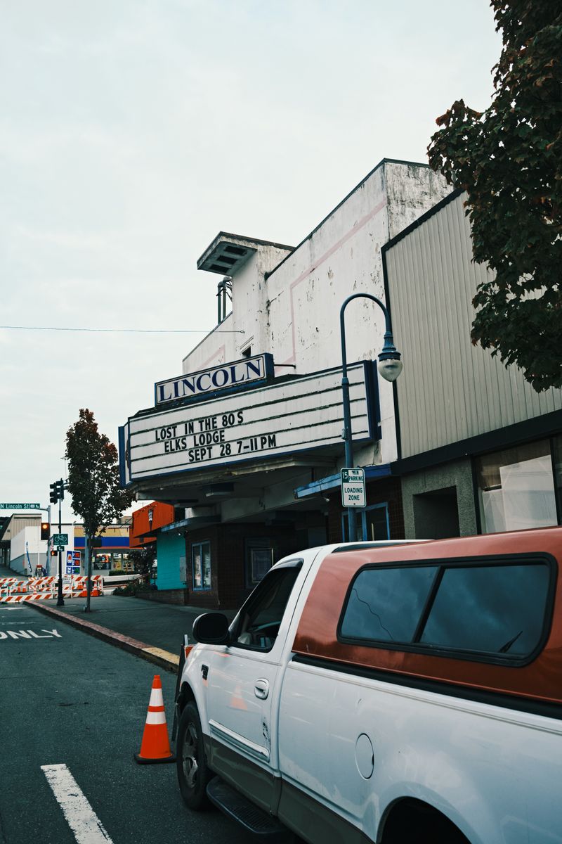 Historic theater marquee