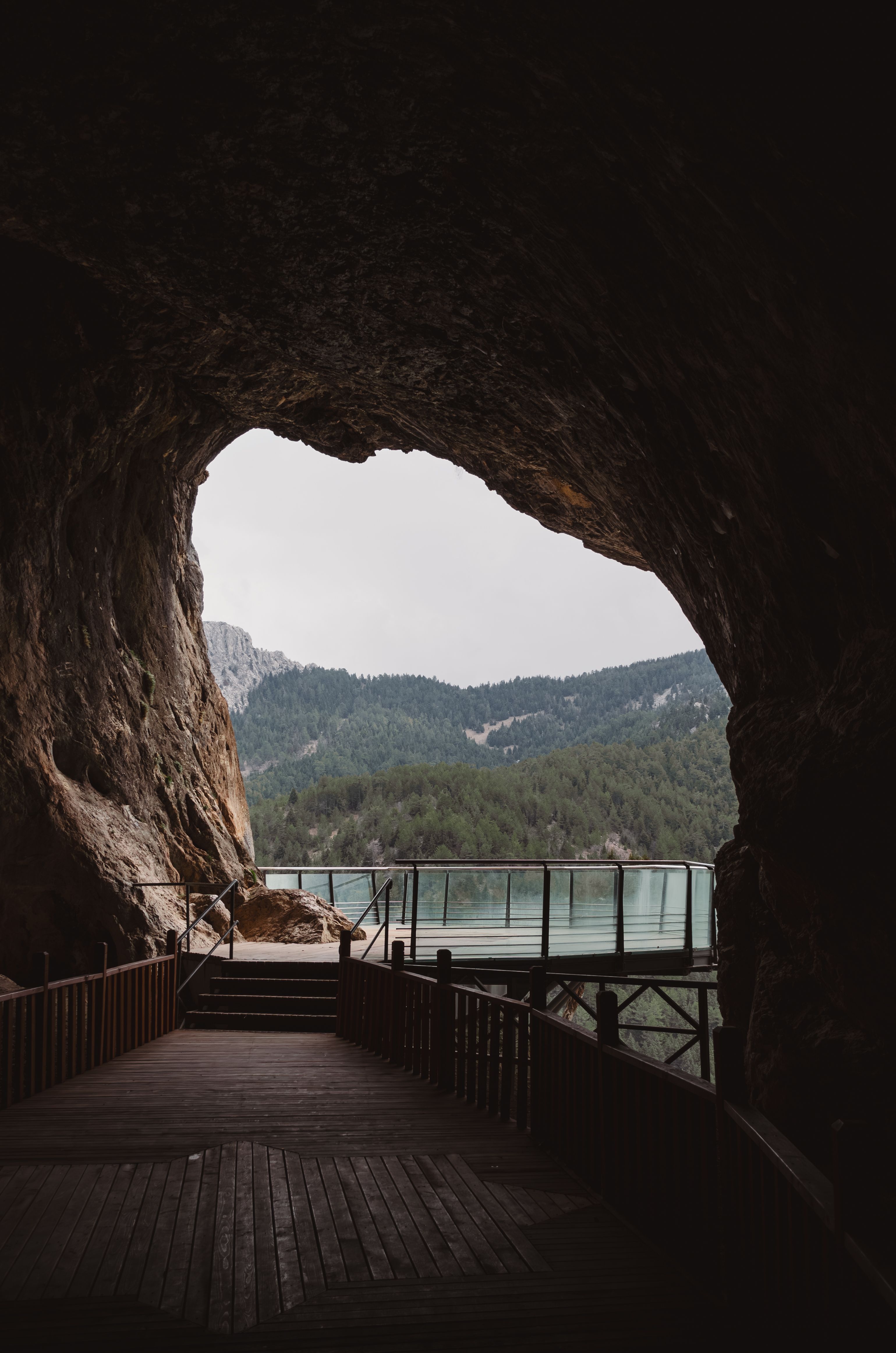 Tranquil Cave View Overlooking Taurus Mountains · Free Stock Photo