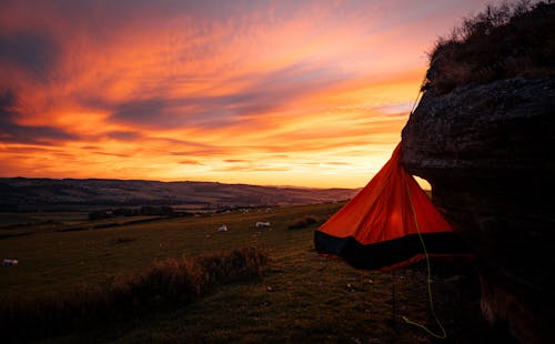 Kostnadsfri bild av camping, gryning, hängande