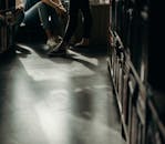 书店内个人互动的详细视图，突出了休闲亲密的氛围