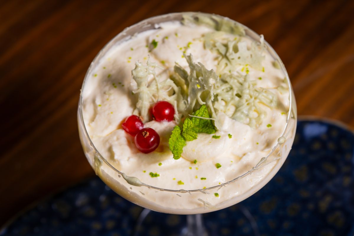 Mousse vanille au mascarpone et yaourt grec