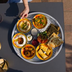 Roasted vegetable mezze platter — Ali Dashti on Pexels
