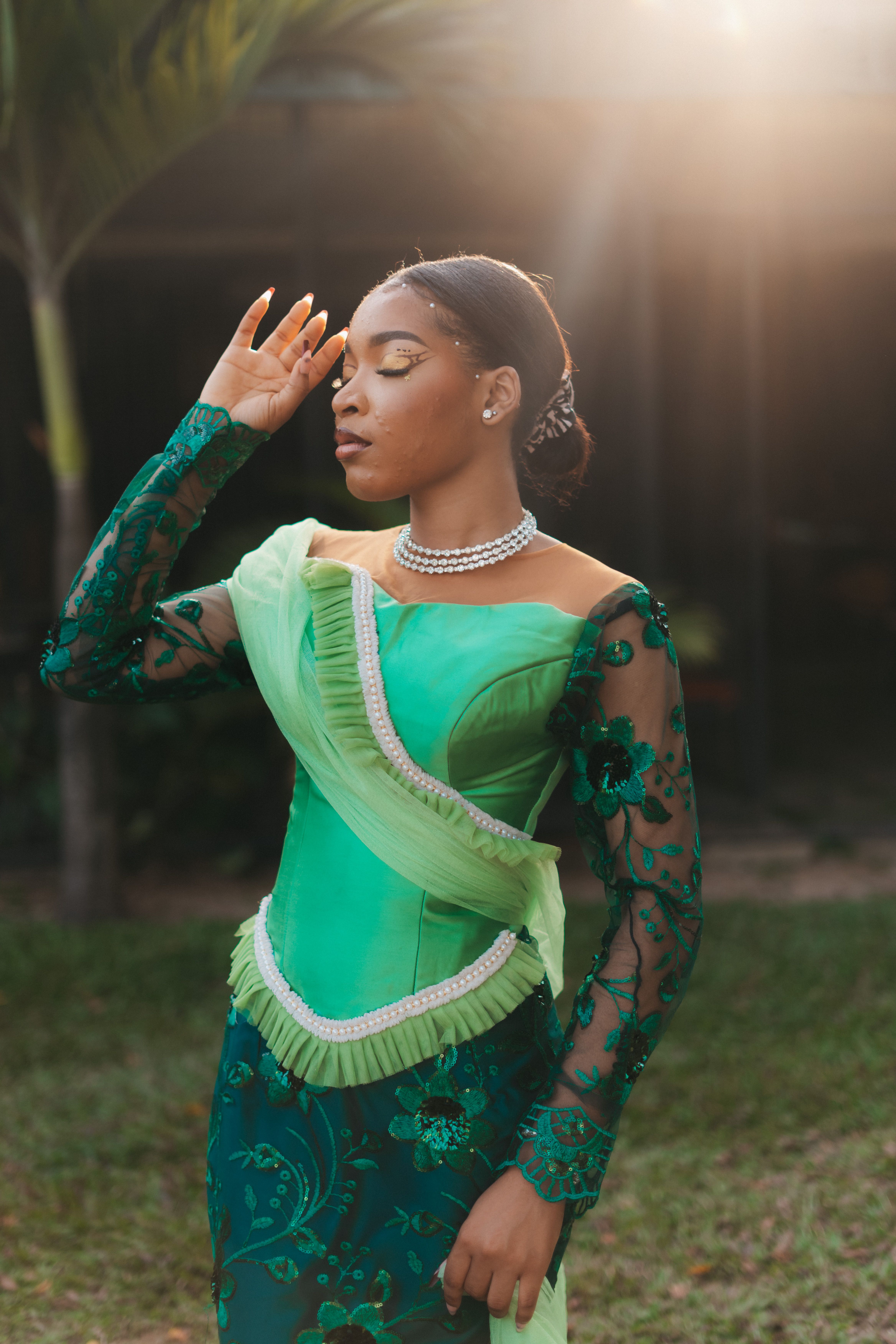 slim fit dress slacks African Dresses For Women Elegant Maxi Dress DIY Sleeve Nigerian Tradi –  Mega Mart Center main image 1
