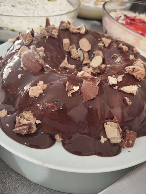 Free Chocolate Truffle Cake Stock Photo