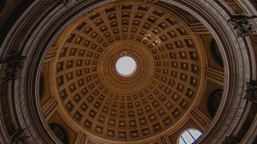 Free Stunning interior view of the iconic dome in St. Peter's Basilica, Vatican City. Stock Photo