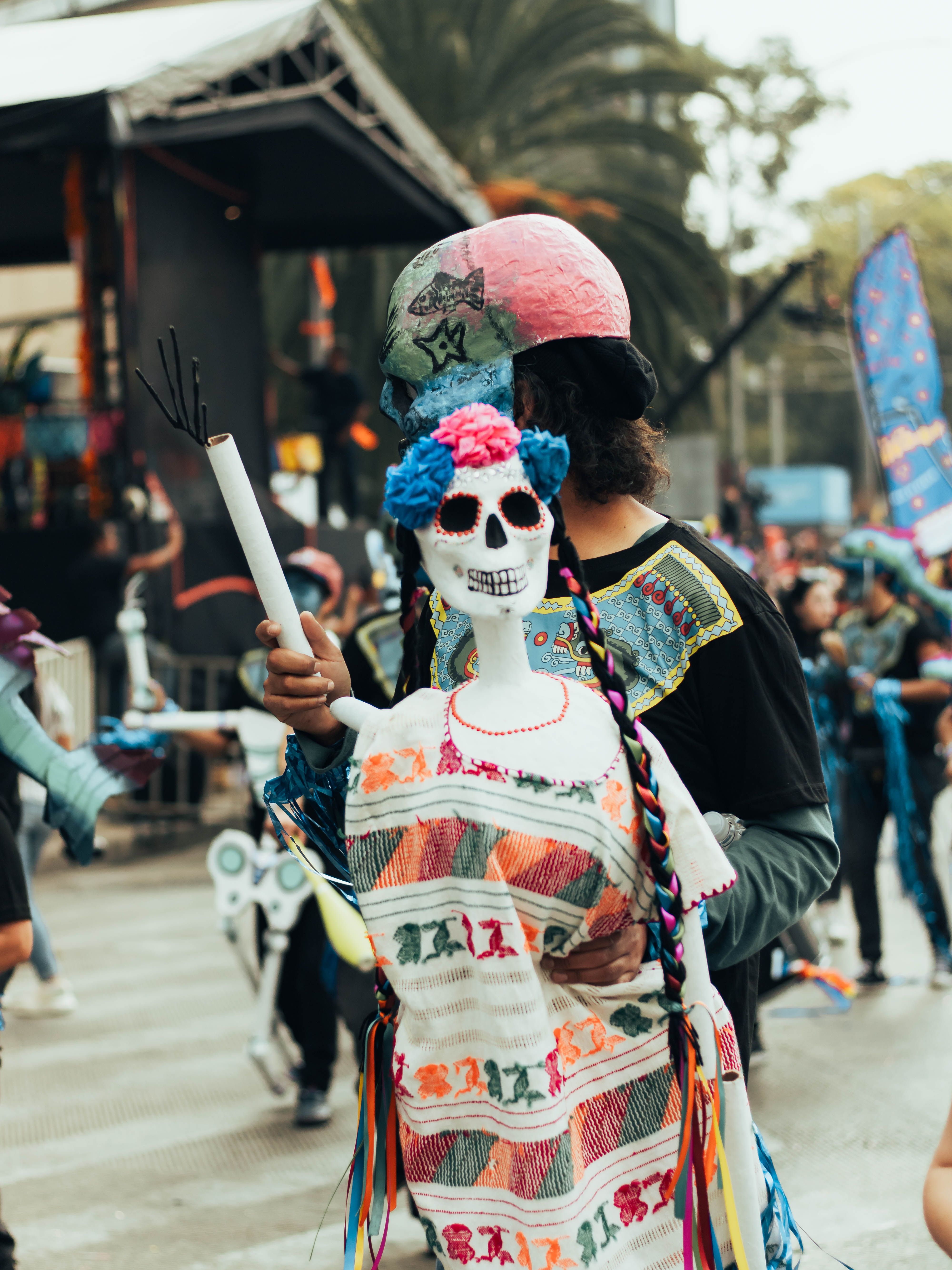 Vibrant Day of the Dead Festival in Mexico City · Free Stock Photo