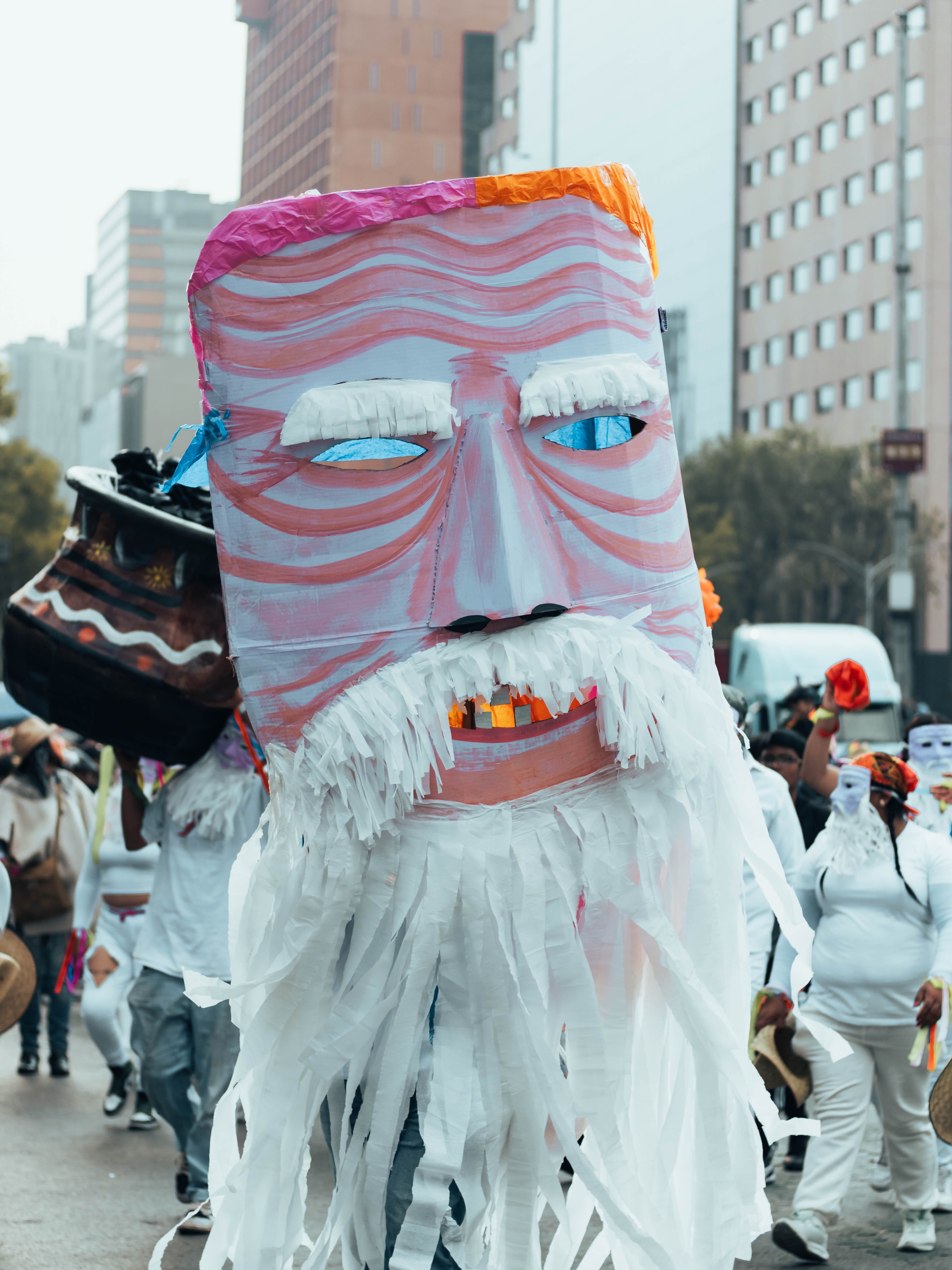 Vibrant Day of the Dead Parade in Mexico City · Free Stock Photo