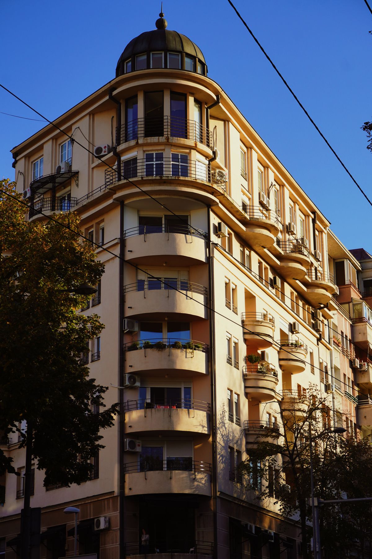 Belgrade residential and architectural skyline