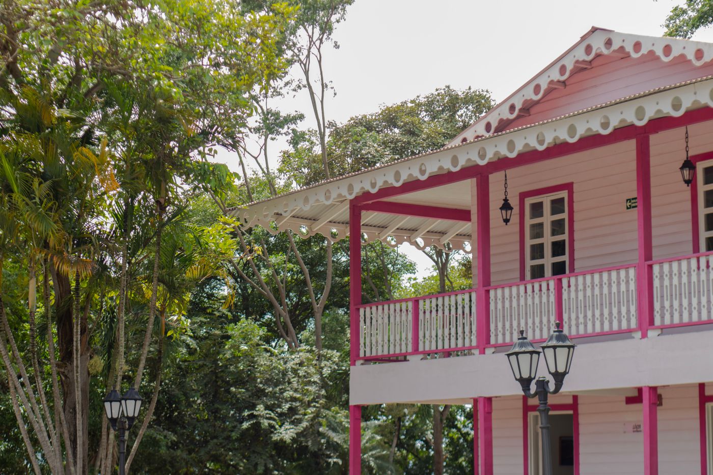 A design-forward guesthouse set in a lush garden