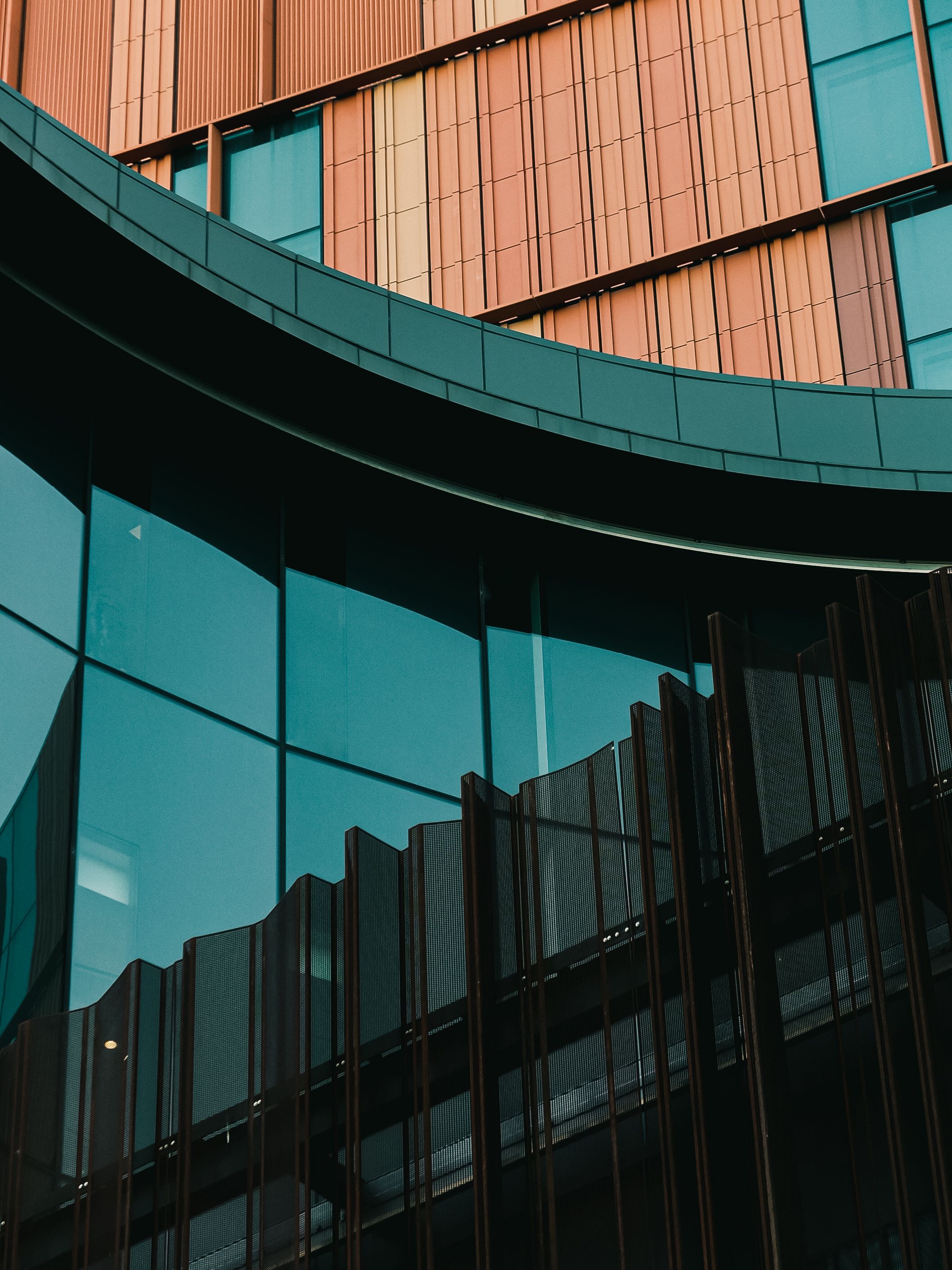 Modern Architectural Building Facade Closeup · Free Stock Photo