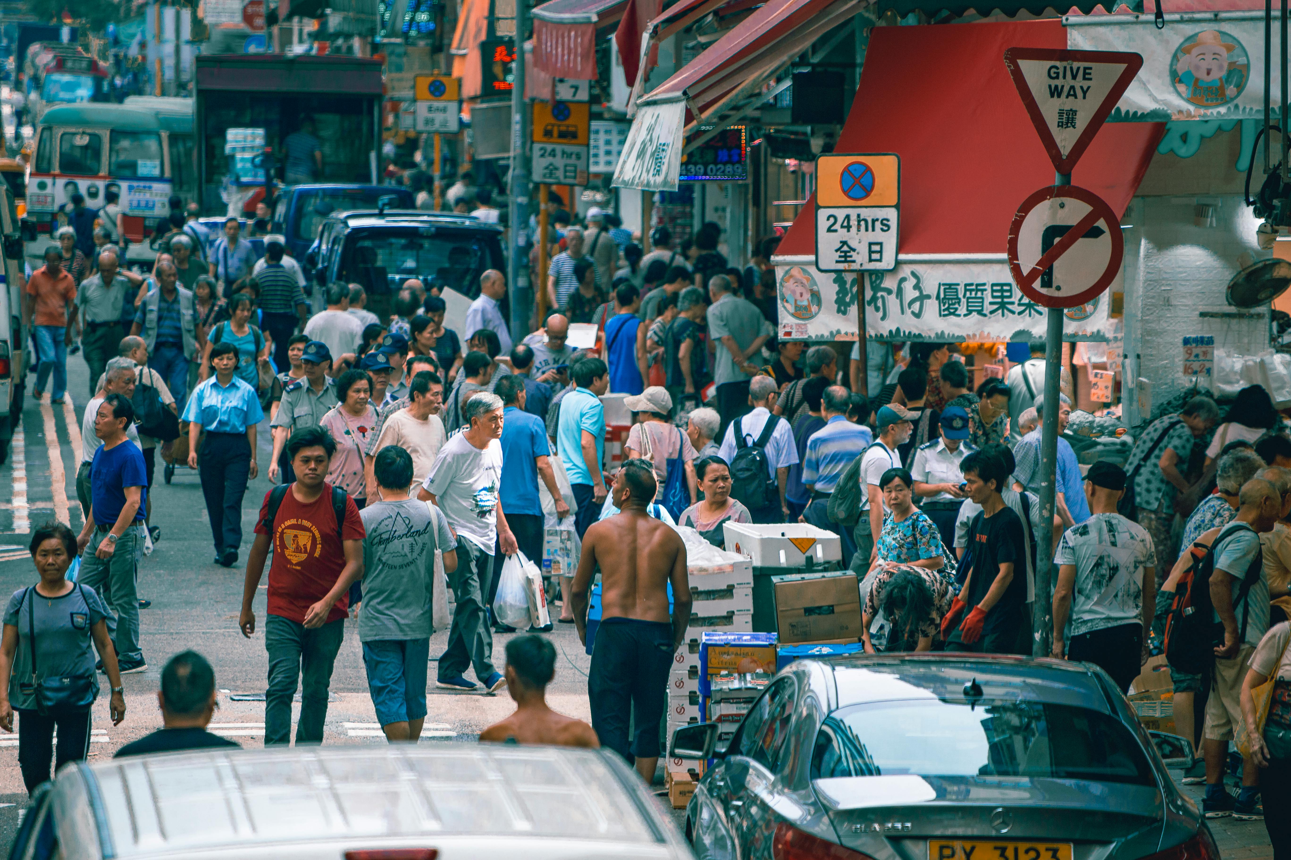 People on Street