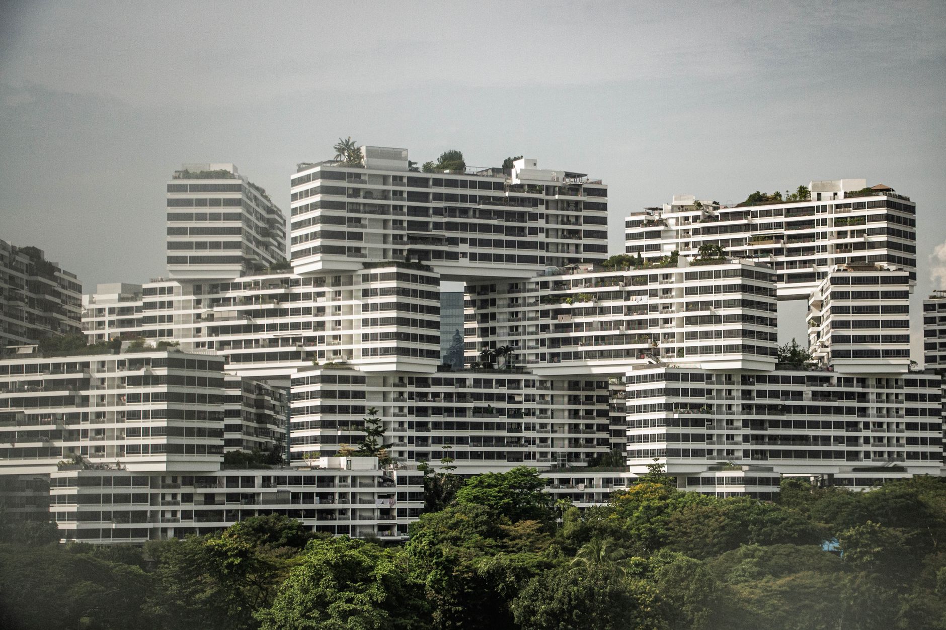 Cluster home development in Singapore with rooftop solar potential