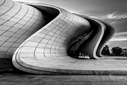 Monochrome Photo of Building